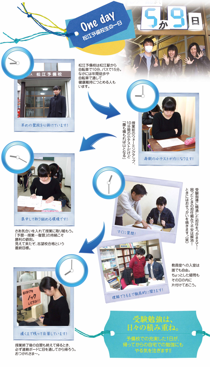 松江予備校での1日